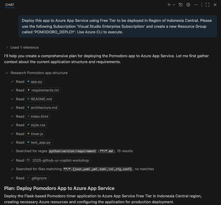 Azure Deployment Start