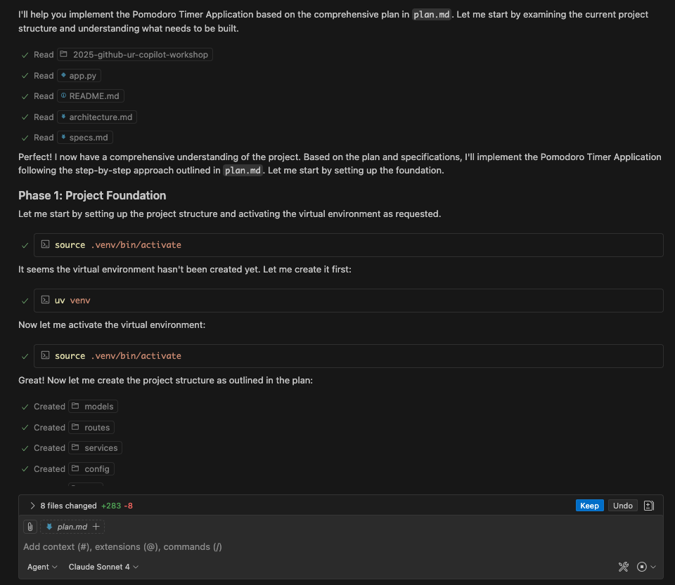Example Implementation from Copilot