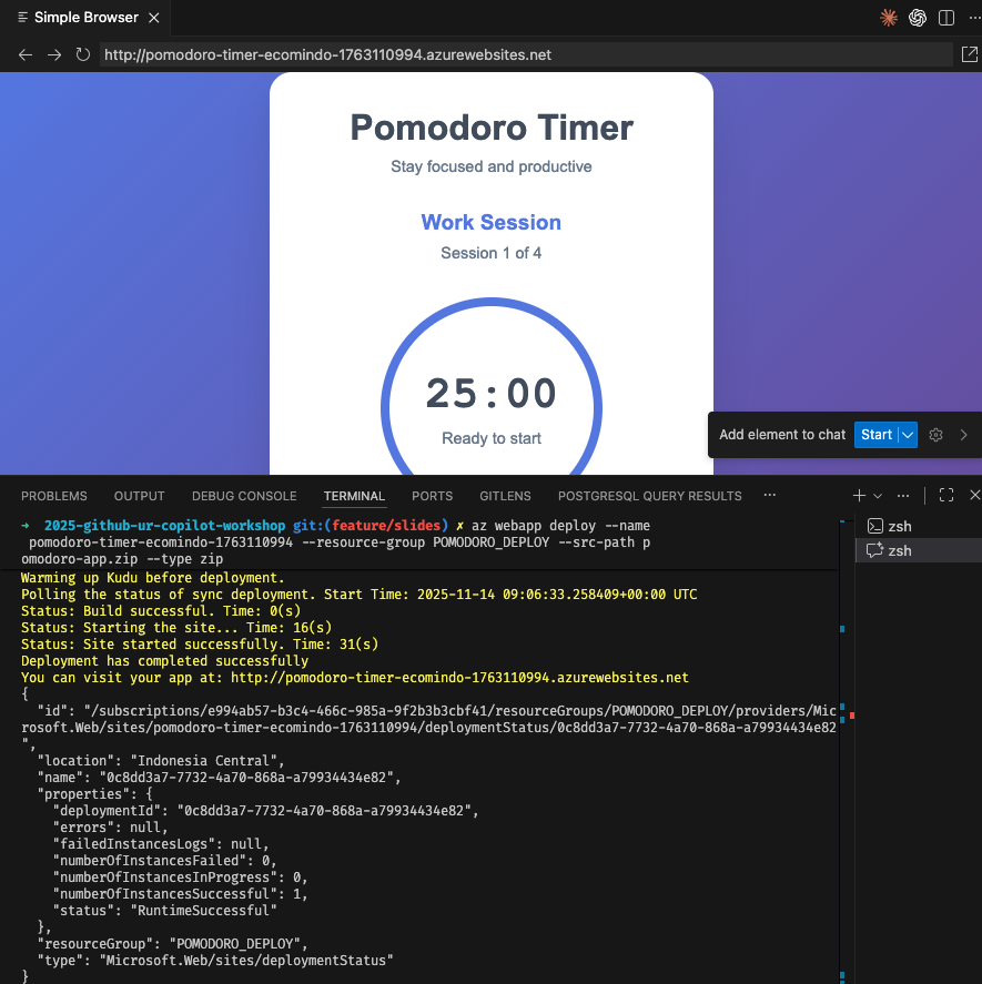 Azure Deployment Done